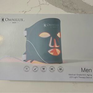 Omnilux Men LED Light Therapy Mask - Gray